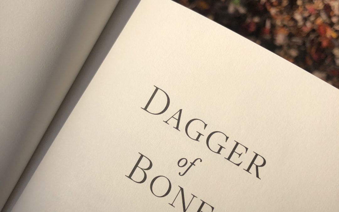Photo of Paperback Copy of Dagger of Bone in the Fall