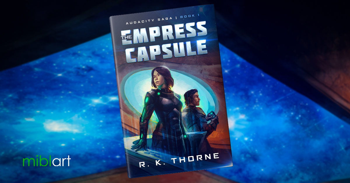 Empress Capsule on space background