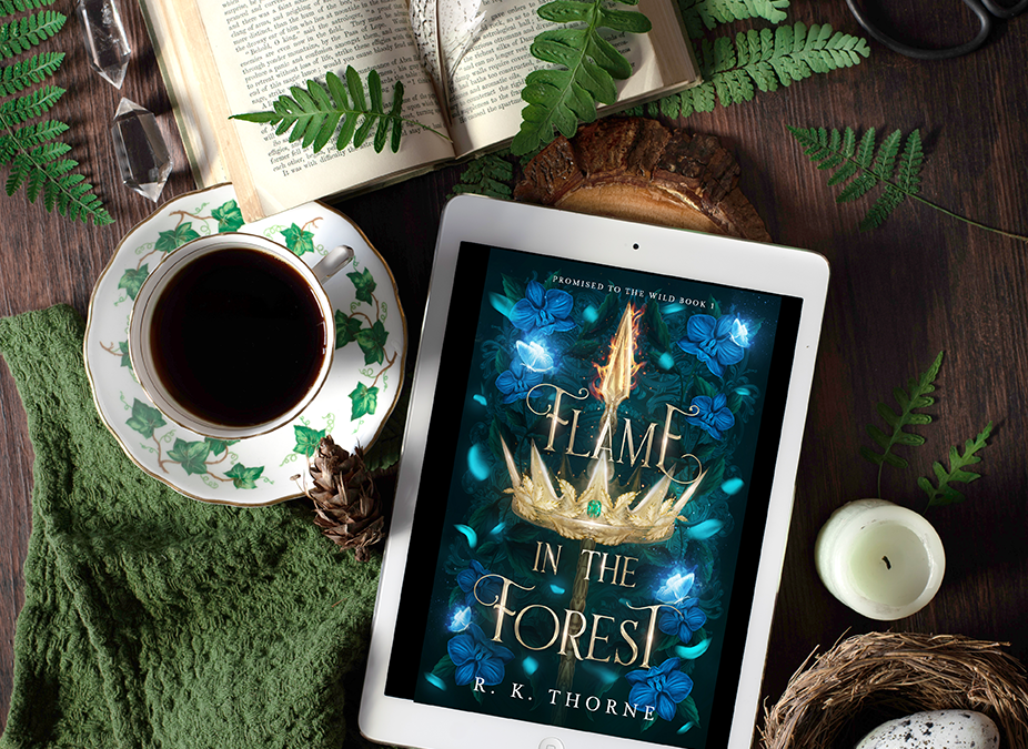 Flame in the Forest Luxe Cover Mockup